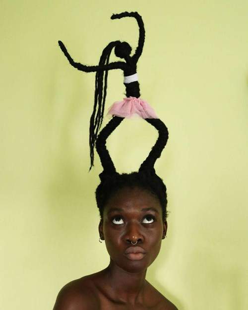 Giật mình trước mái tóc kỳ quái của người đẹp Châu Phi 11