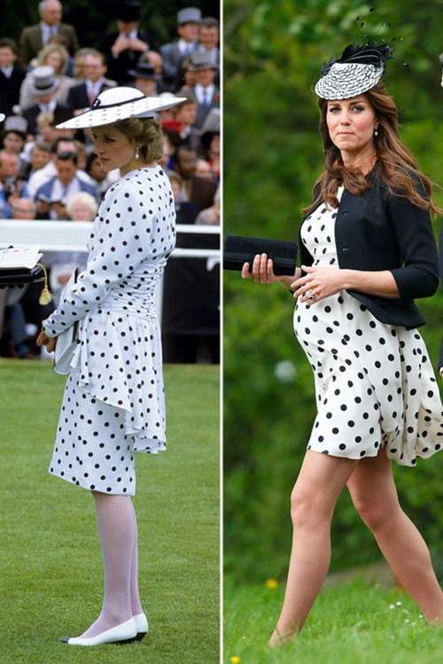 6 lần công nương Kate “mượn” quần áo của mẹ chồng Diana 6