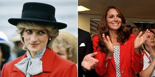 6 lần công nương Kate “mượn” quần áo của mẹ chồng Diana 7