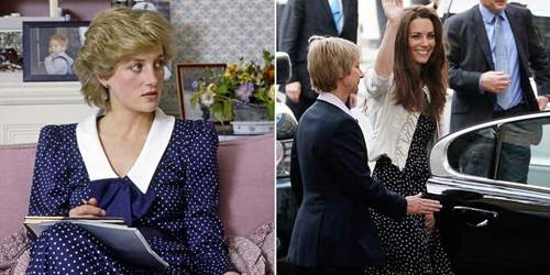 6 lần công nương Kate “mượn” quần áo của mẹ chồng Diana 8