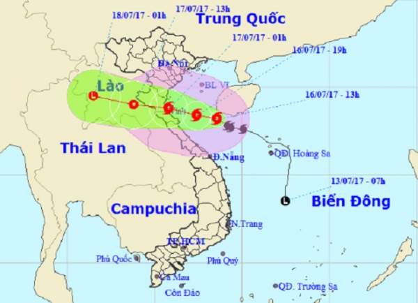 Đêm nay, bão số 2 giật cấp 12 đổ bộ Thanh Hóa – Nghệ An 2