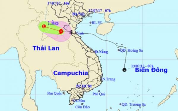 Tin bão mới nhất: Bão số 2 sang Lào, Bắc Bộ và Trung Bộ vẫn mưa to 2