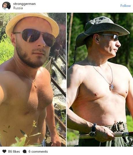 Hàng ngàn người Nga cởi trần chụp ảnh bắt chước Putin 6