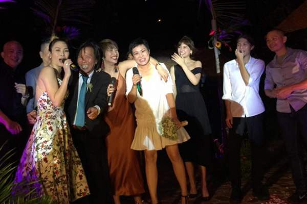 Mỹ Tâm quậy tưng bừng trong tiệc cưới đạo diễn Nguyễn Tranh và vợ kém 25 tuổi 3