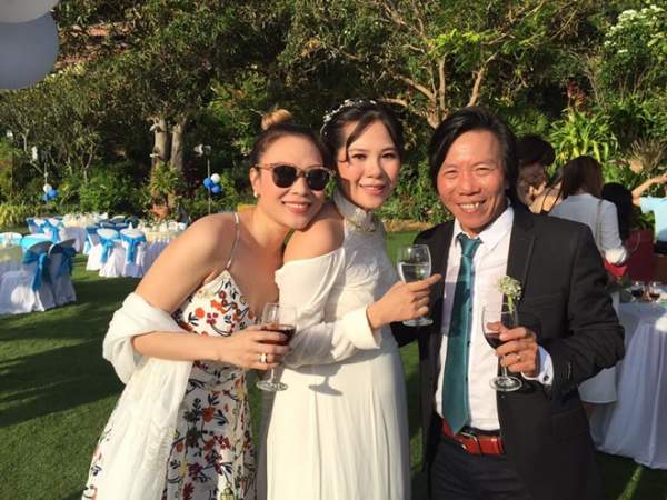 Mỹ Tâm quậy tưng bừng trong tiệc cưới đạo diễn Nguyễn Tranh và vợ kém 25 tuổi 2