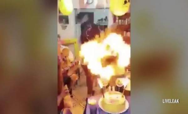 Thổi “nến” sinh nhật, bé gái bị lửa trùm người 2