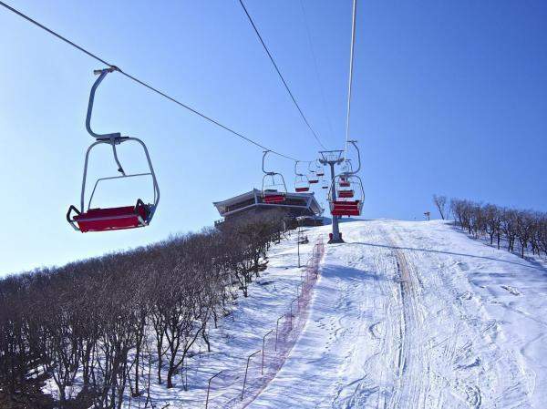 Lộ diện khu trượt tuyết tuyệt đẹp ở Triều Tiên