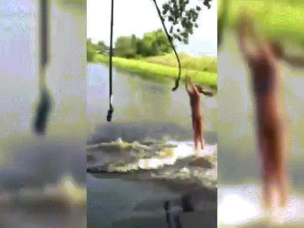 Nhảy xuống sông, về xem video thấy ớn lạnh vì tử thần nằm dưới nước