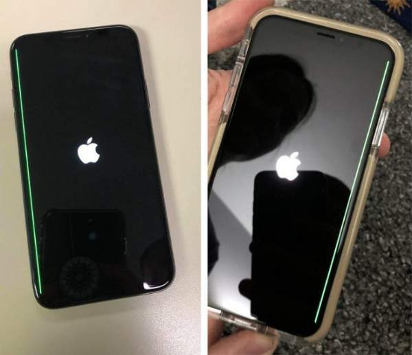 NÓNG: Màn hình iPhone X có vệt sáng lạ, nghi lỗi phần cứng 2
