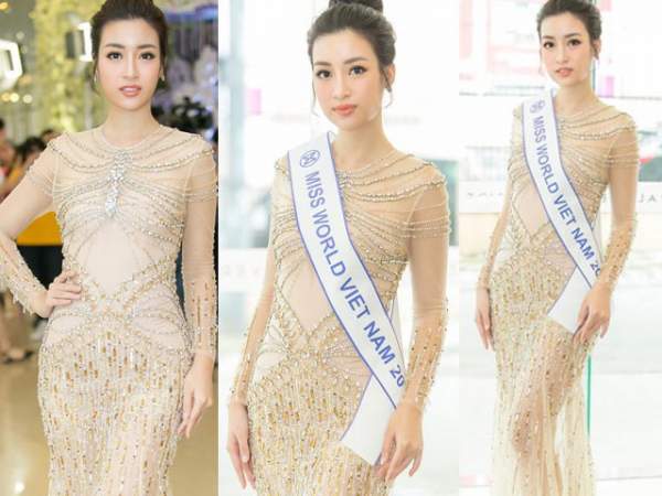 Váy trong suốt biến Mỹ Linh thành nữ thần ở chung kết Hoa hậu Thế giới 5