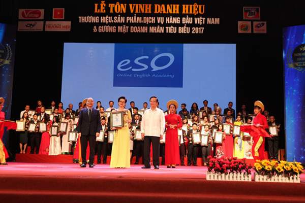 ESO vinh dự đạt top 100 thương hiệu sản phẩm dịch vụ hàng đầu Việt Nam.
