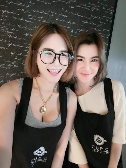 Xôn xao quán cà phê toàn hot girl ngực khủng ở Thái Lan 5
