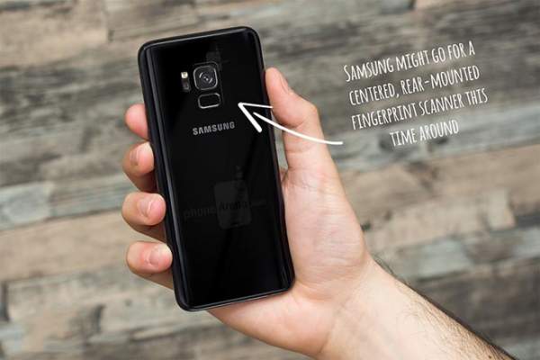 Ứng dụng Health mới cho thấy Galaxy S9 có vị trí máy quét vân tay mới