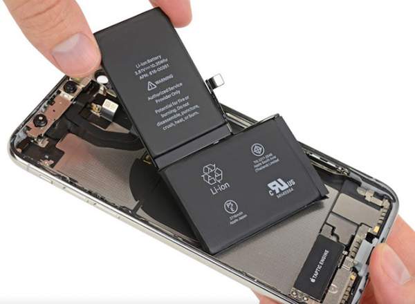 iPhone X 2018 sẽ có pin tăng lên 10%, mạnh mẽ hơn với thiết 1 cell chữ L 2