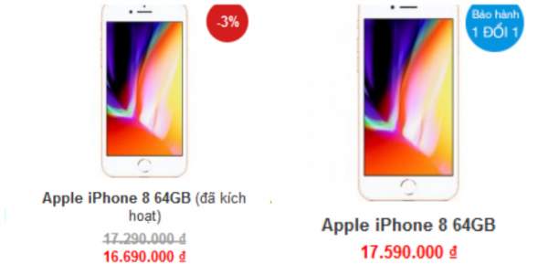 Giáp Tết, giá bán iPhone 8, 8 Plus không ngừng giảm mạnh 4