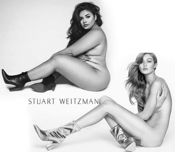 Mẫu béo "nhại" ảnh nude của Gigi Hadid nóng bỏng không kém bản gốc 3