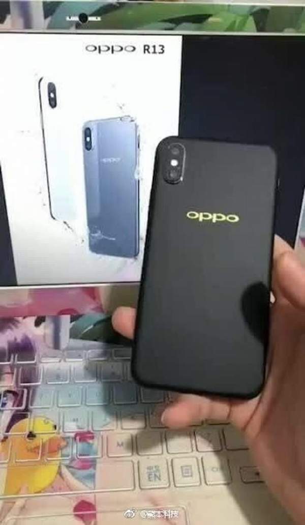Xuất hiện Oppo R13 thiết kế đẹp như iPhone X 2