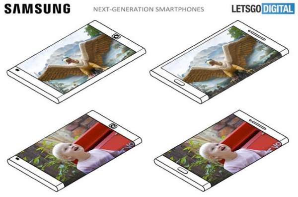 Ba ý tưởng tương lai từ điện thoại với màn hình 2 bên của Samsung