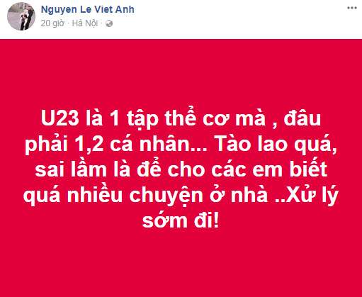 Sao Việt bức xúc vì "gái hư showbiz" thả thính U23 Việt Nam 3
