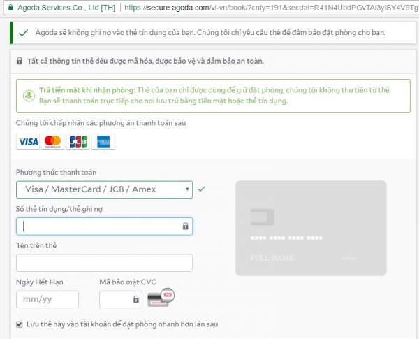 Khách hàng tố bị lộ thông tin thẻ tín dụng khi đặt phòng trực tuyến từ Agoda, Booking 3
