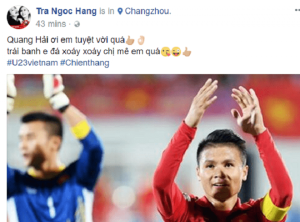 Hồng Quế nguyện làm "em", nói yêu Quang Hải U23 Việt Nam 4