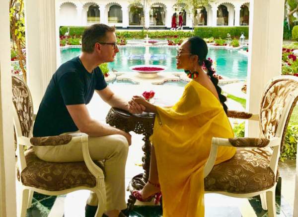 Vợ chồng Đoan Trang đón lễ tình nhân xa hoa tại Ấn Độ 3