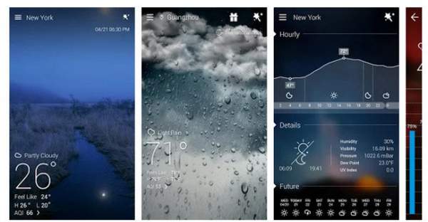 Tổng hợp phần mềm theo dõi thời tiết miễn phí trên Android 2