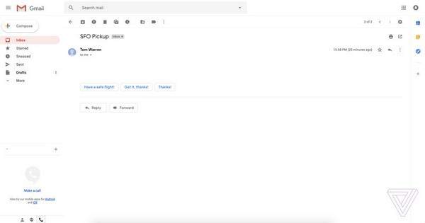 Lộ giao diện thiết kế hoàn toàn mới, đẹp và hiện đại của hộp thư Gmail 4