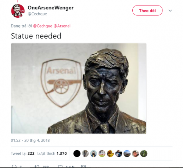 HLV Wenger nhận nhiều lời chia sẻ nồng ấm khi quyết định rời Arsenal 8