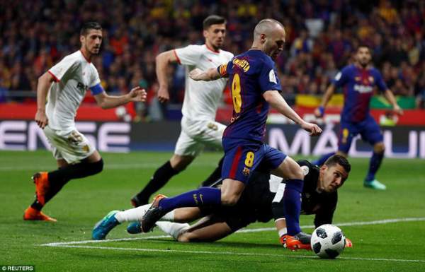Những khoảnh khắc Barcelona “vùi dập” Sevilla để vô địch Cúp Nhà vua 9
