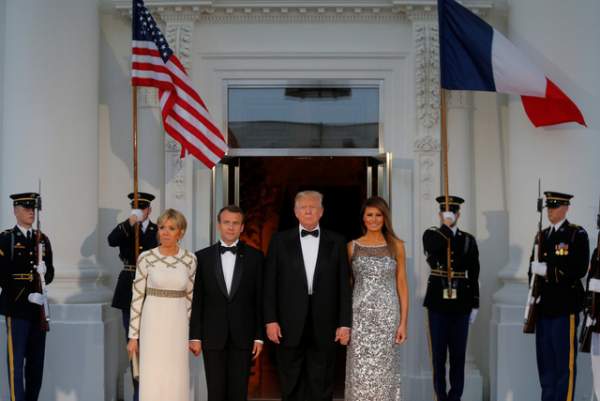 Quốc yến sang trọng đón Tổng thống Pháp của ông Trump 3