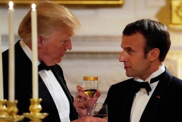 Quốc yến sang trọng đón Tổng thống Pháp của ông Trump 12
