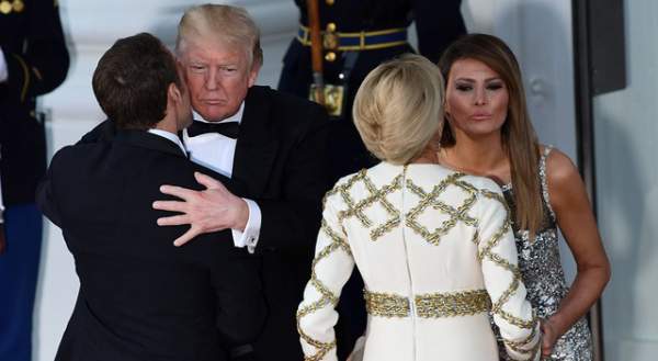 Quốc yến sang trọng đón Tổng thống Pháp của ông Trump 2