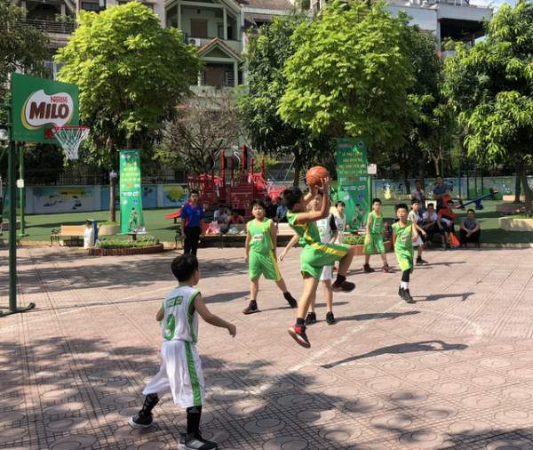 Phát động giải bóng rổ học sinh tiểu học Hà Nội năm 2018 1
