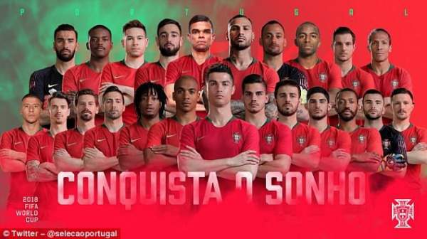 Nani, Eder bị loại khỏi đội tuyển Bồ Đào Nha dự World Cup 2018