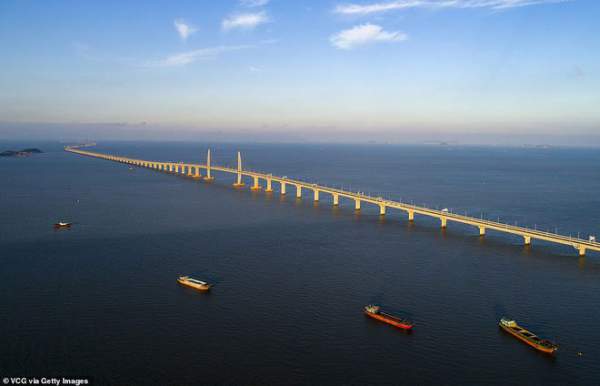 Chiêm ngưỡng cầu vượt biển dài nhất thế giới: 55km, 18 tỷ USD kinh phí tại Trung Quốc 10
