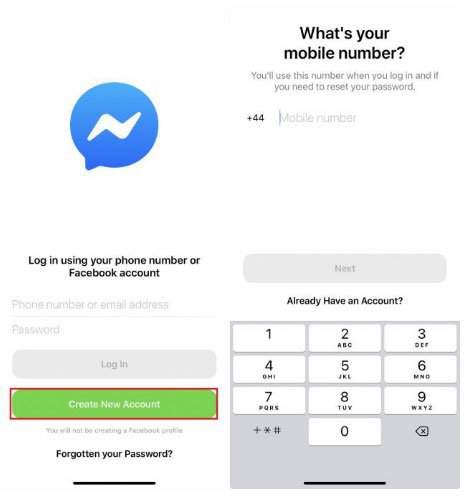 Cách sử dụng Messenger mà không cần Facebook 2