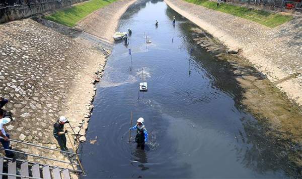 Chuyên gia Nhật tính kế không để nước cuốn trôi kết quả sông Tô Lịch 5