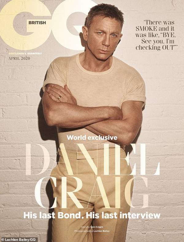 "Điệp viên 007" Daniel Craig "khoe thân" trên tạp chí 2