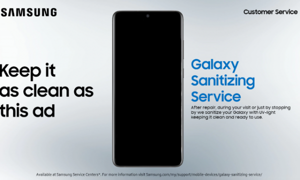 Samsung khử khuẩn smartphone miễn phí bằng tia UV 2