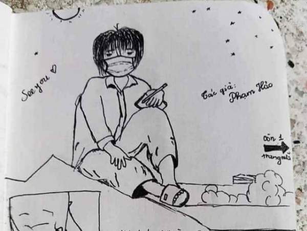 Nhật ký bằng tranh độc đáo của du học sinh về khu cách ly ở Đà Nẵng