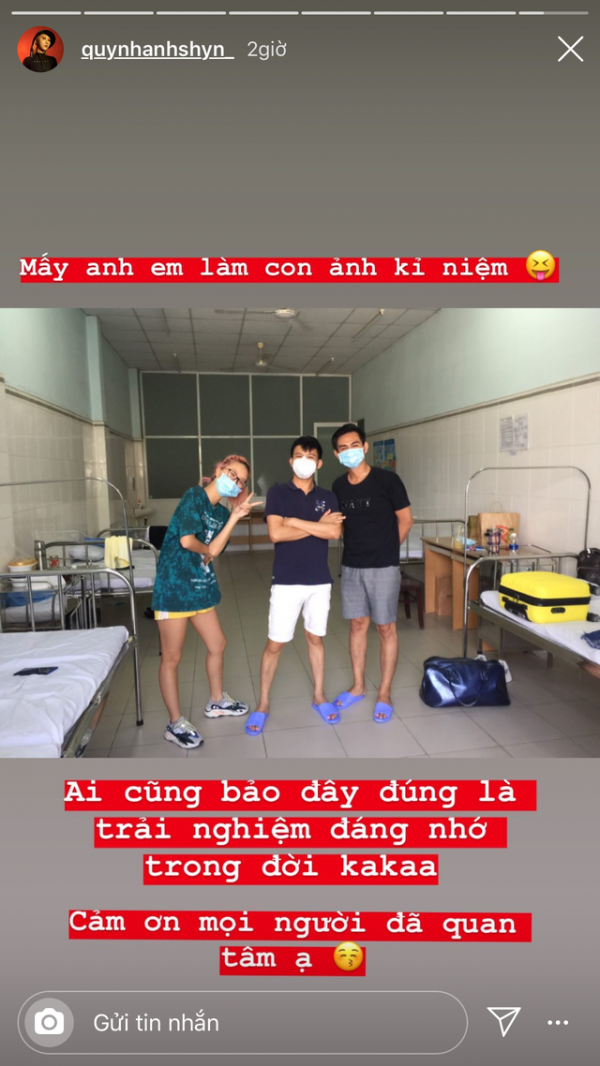 Quỳnh Anh Shyn vui mừng thông báo được về nhà sau khi cách ly 3 ngày 2