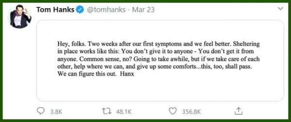Sau hai tuần mắc Covid-19, vợ chồng Tom Hanks đã cảm thấy khỏe hơn 2