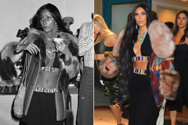 Kim Kardashian giống như "bản sao" của Cher 9