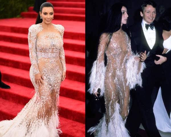Kim Kardashian giống như "bản sao" của Cher 8