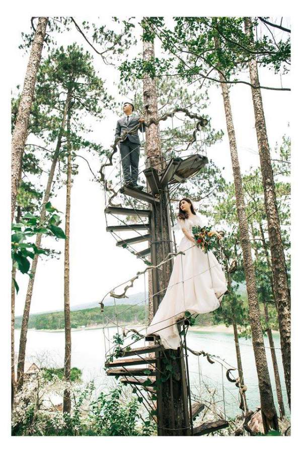 Bộ ảnh cưới lãng mạn “Hoàng hôn Đà Lạt” và ý tưởng có một không hai của anh thợ chụp ảnh