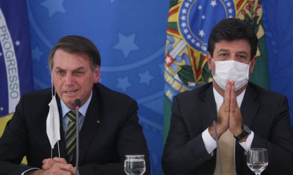 Mâu thuẫn về chống Covid-19, Tổng thống Brazil sa thải Bộ trưởng Y tế