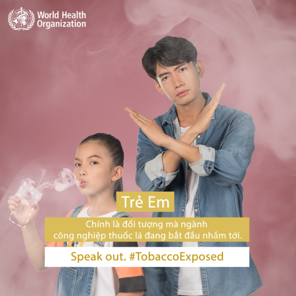 WHO mời Quang Đăng đại diện Việt Nam tham gia chống thuốc lá toàn cầu 2