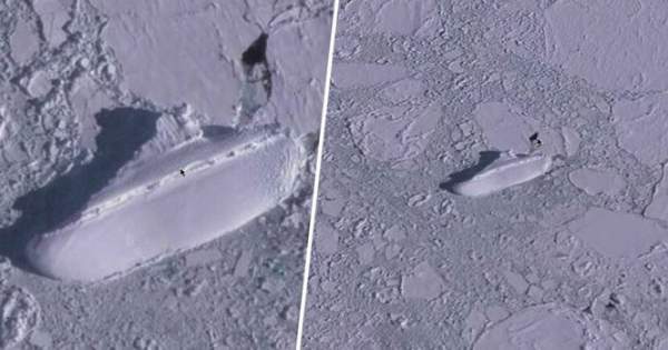 Đồn đoán kỳ lạ về "con tàu băng" bí ẩn ở ngoài khơi Nam Cực