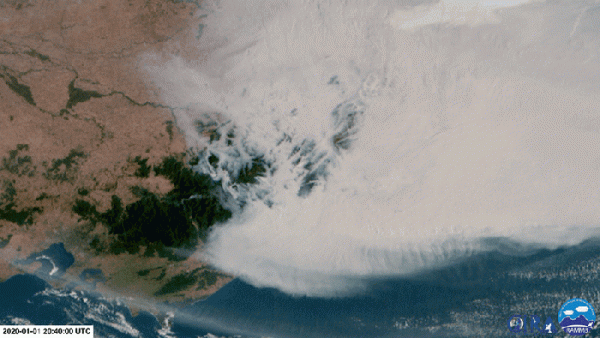 Cháy rừng tại Australia nhìn từ không gian 5